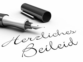 Herzliches Beileid schreiben