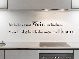 Sprüche Rund Ums Essen Und Genießen Als Wandtattoo Genießer Spruch