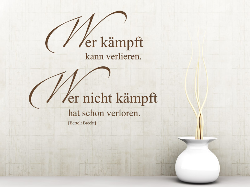 Lebensmotto Spruch Als Wandtattoo Lebensmotto Wandtattoos