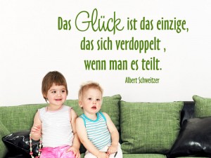 Wandtattoo Spruch Das Glück...